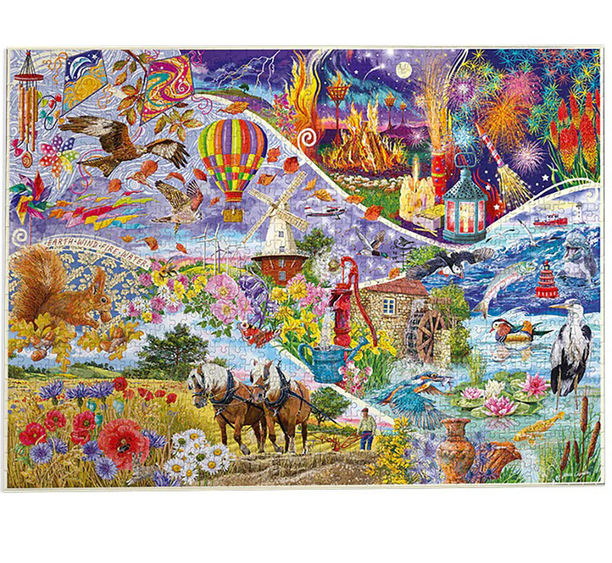 Gibsons Elemental Puzzle 1000pcs
