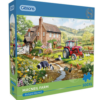 Gibsons Gibsons Macneil Farm Puzzle 500pcs XL