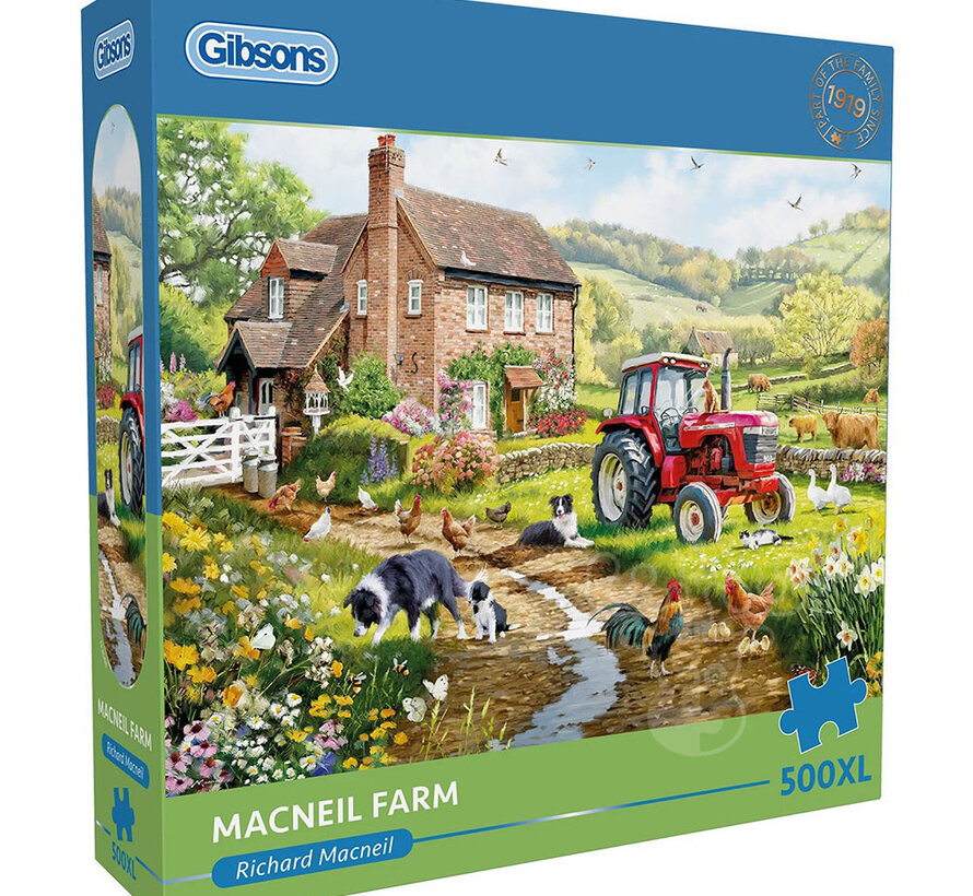 Gibsons Macneil Farm Puzzle 500pcs XL