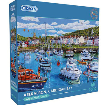 Gibsons Gibsons Aberaeron, Cardigan Bay Puzzle 1000pcs