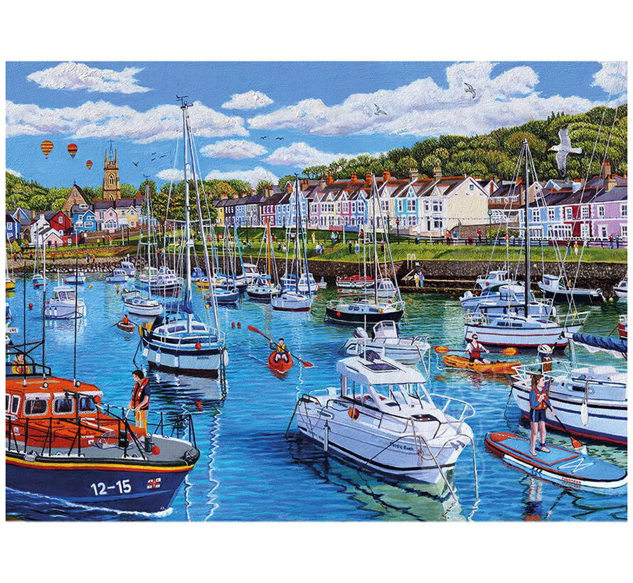 Gibsons Aberaeron, Cardigan Bay Puzzle 1000pcs