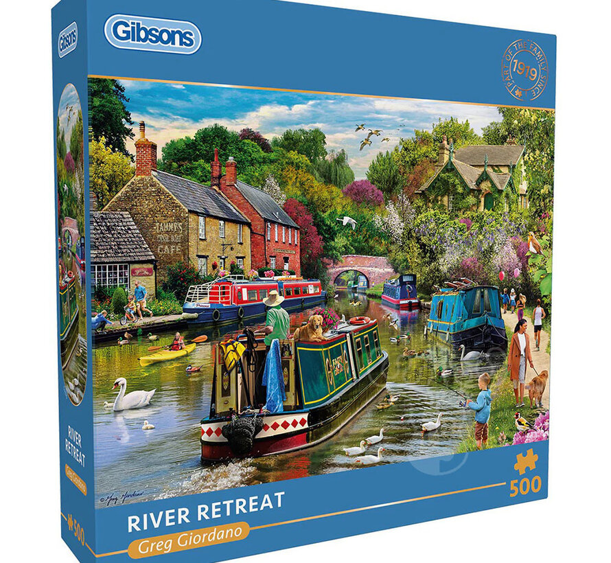 Gibsons River Retreat Puzzle 500pcs