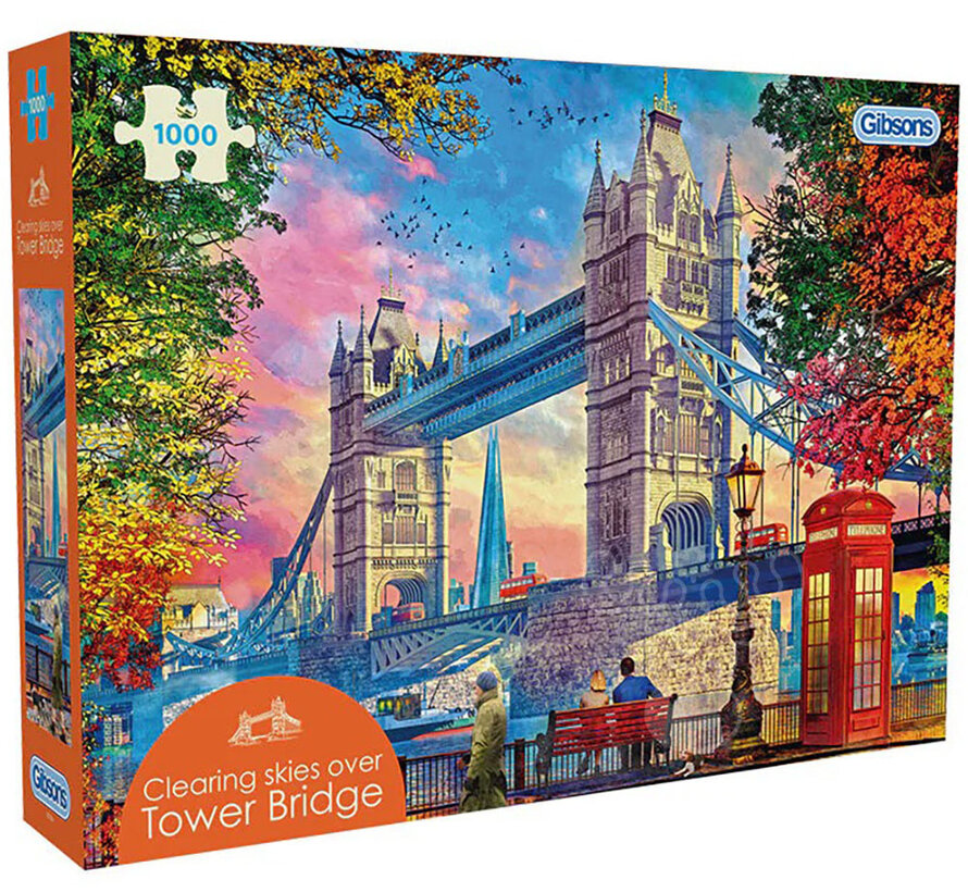 Gibsons Clearing Skies Over Tower Bridge Puzzle 1000pcs