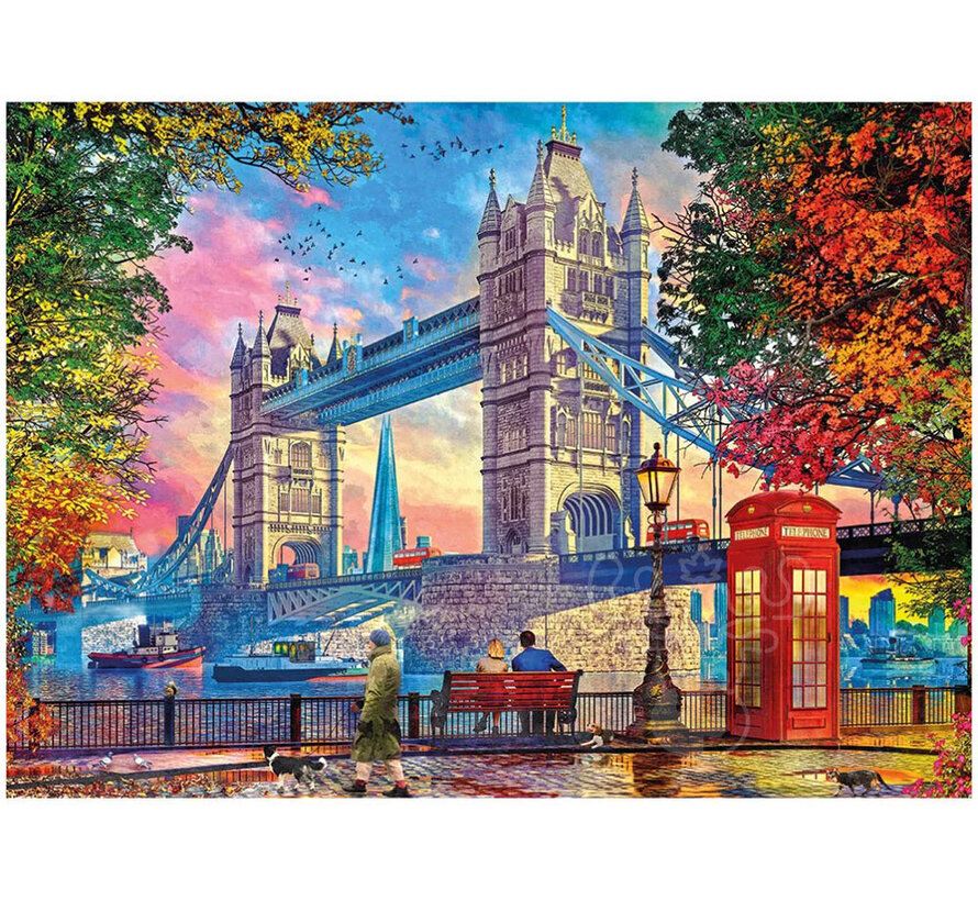 Gibsons Clearing Skies Over Tower Bridge Puzzle 1000pcs