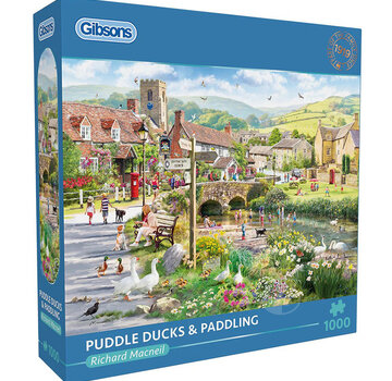 Gibsons Gibsons Puddle Ducks & Paddling Puzzle 1000pcs