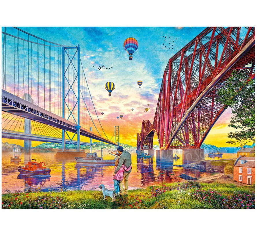Gibsons Three Bridges Crossing Puzzle 1000pcs