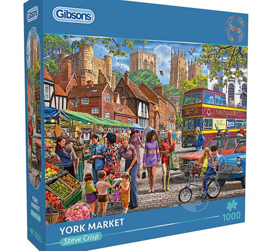 Gibsons York Market Puzzle 1000pcs
