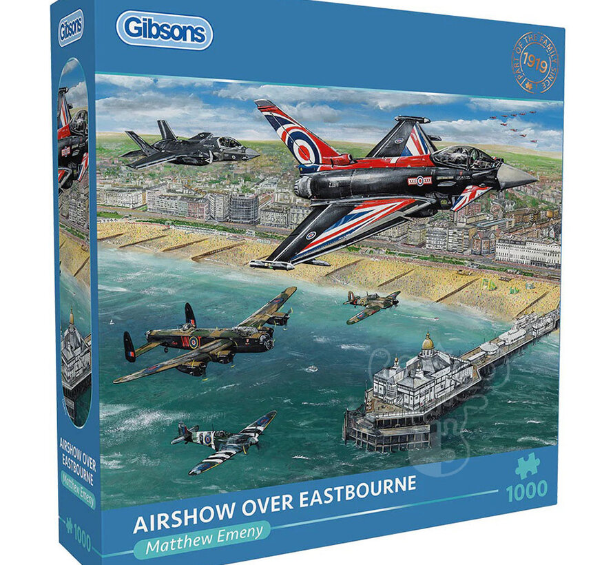 Gibsons Airshow Over Eastbourne Puzzle 1000pcs