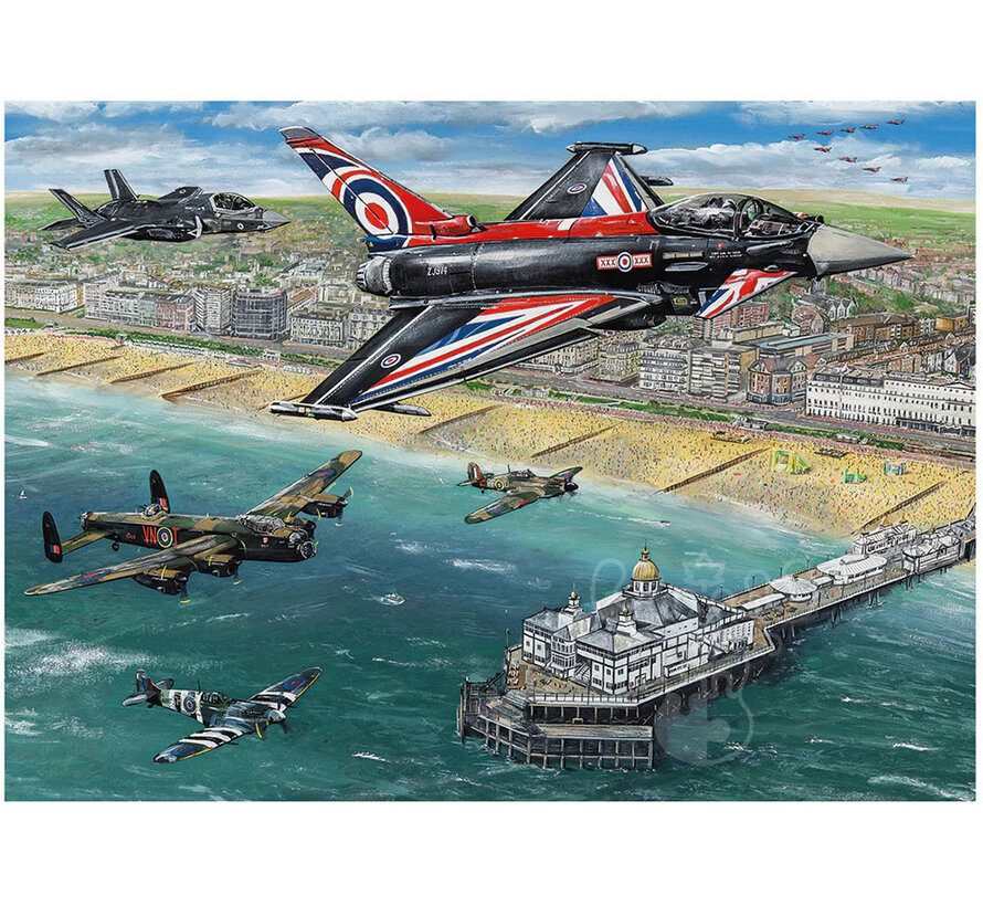 Gibsons Airshow Over Eastbourne Puzzle 1000pcs