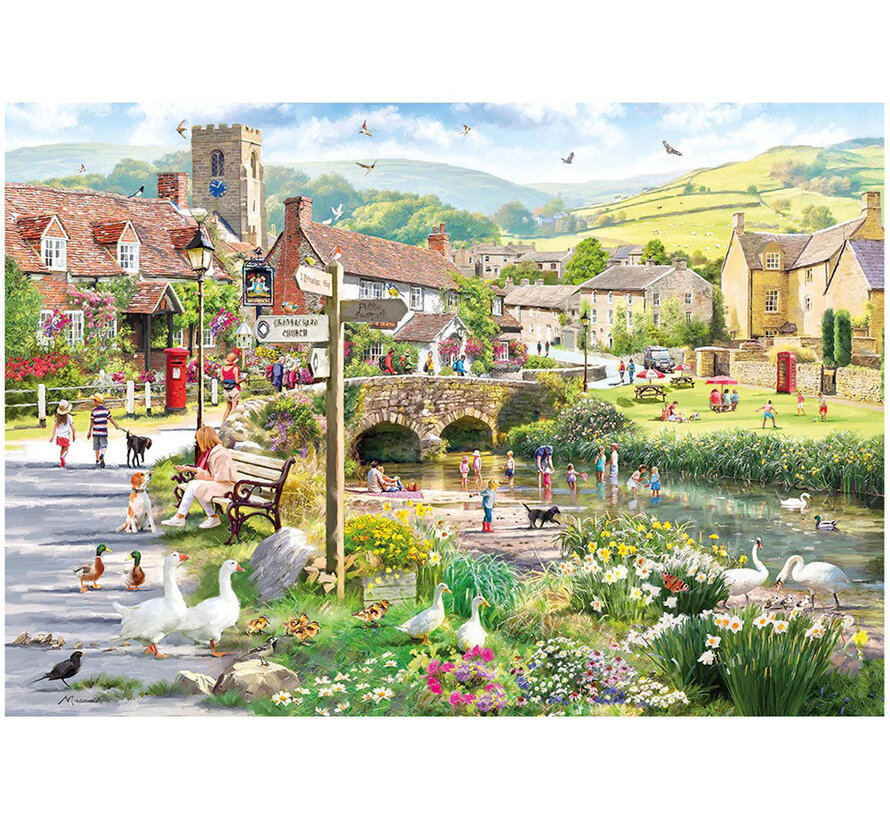 Gibsons Puddle Ducks & Paddling Puzzle 500pcs