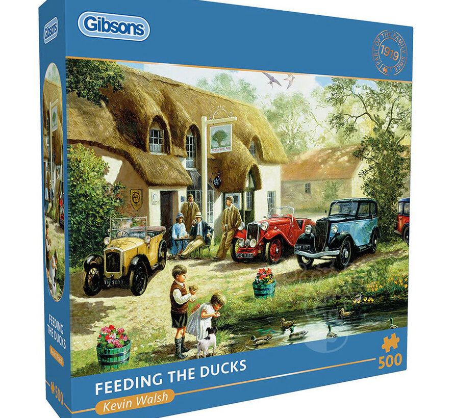 Gibsons Feeding the Ducks Puzzle 500pcs