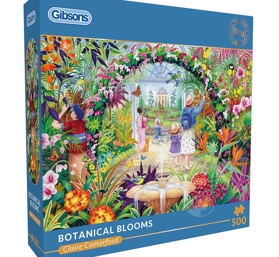 Gibsons Botanical Blooms Puzzle 500pcs