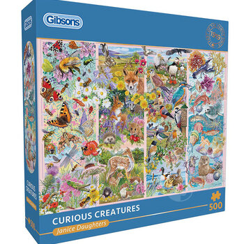 Gibsons Gibsons Curious Creatures Puzzle 500pcs