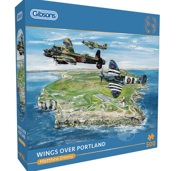 Gibsons Gibsons Wings Over Portland Puzzle 500pcs