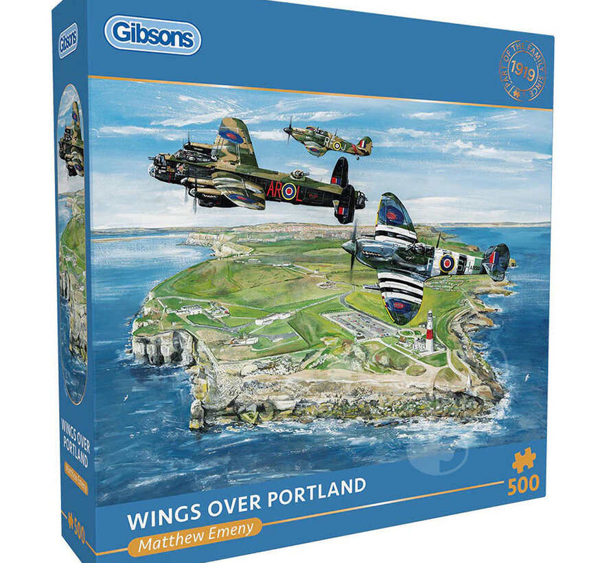 Gibsons Wings Over Portland Puzzle 500pcs