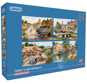 Gibsons Gibsons Terry's Waterways Puzzle 4 x 500pcs