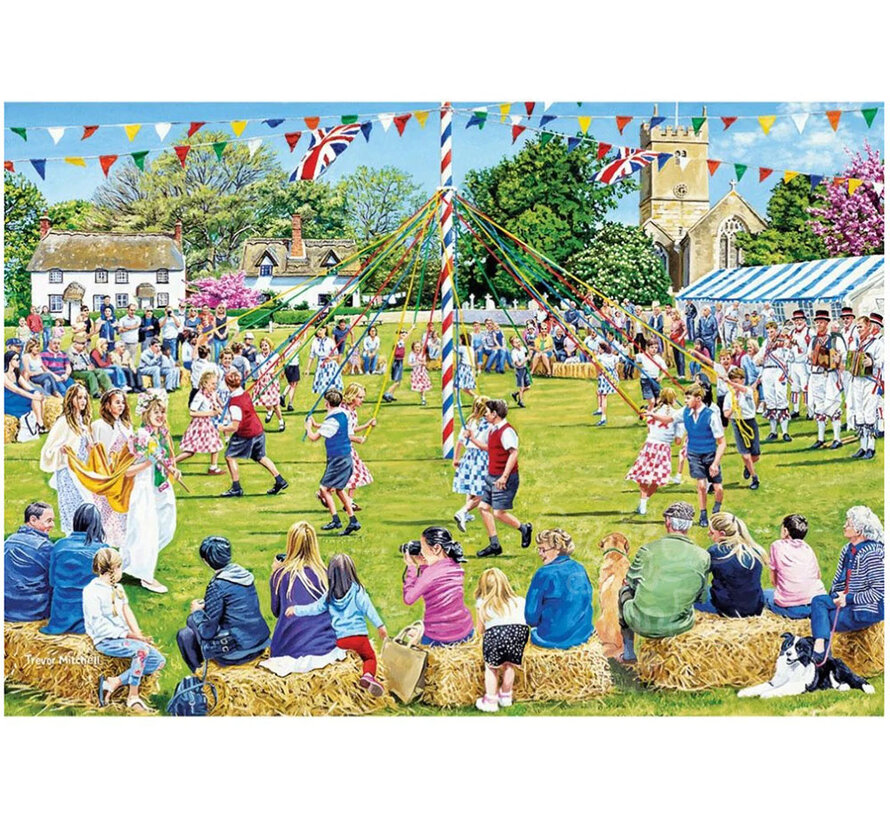 Gibsons Around the Maypole Puzzle 250pcs XXL