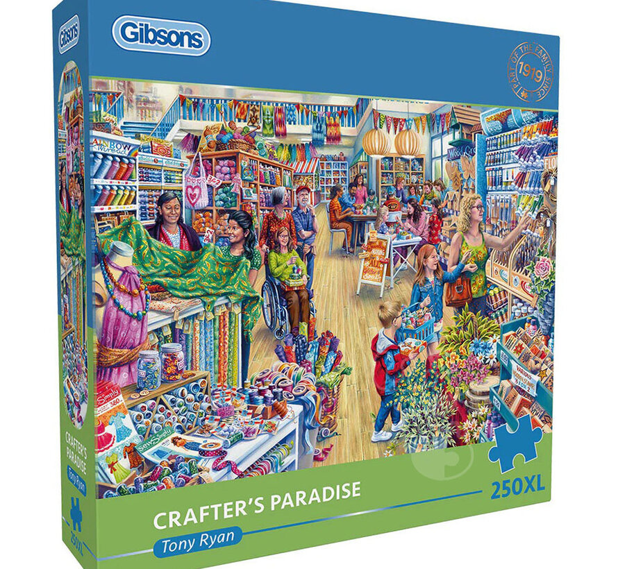 Gibsons Crafter's Paradise Puzzle 250pcs XXL