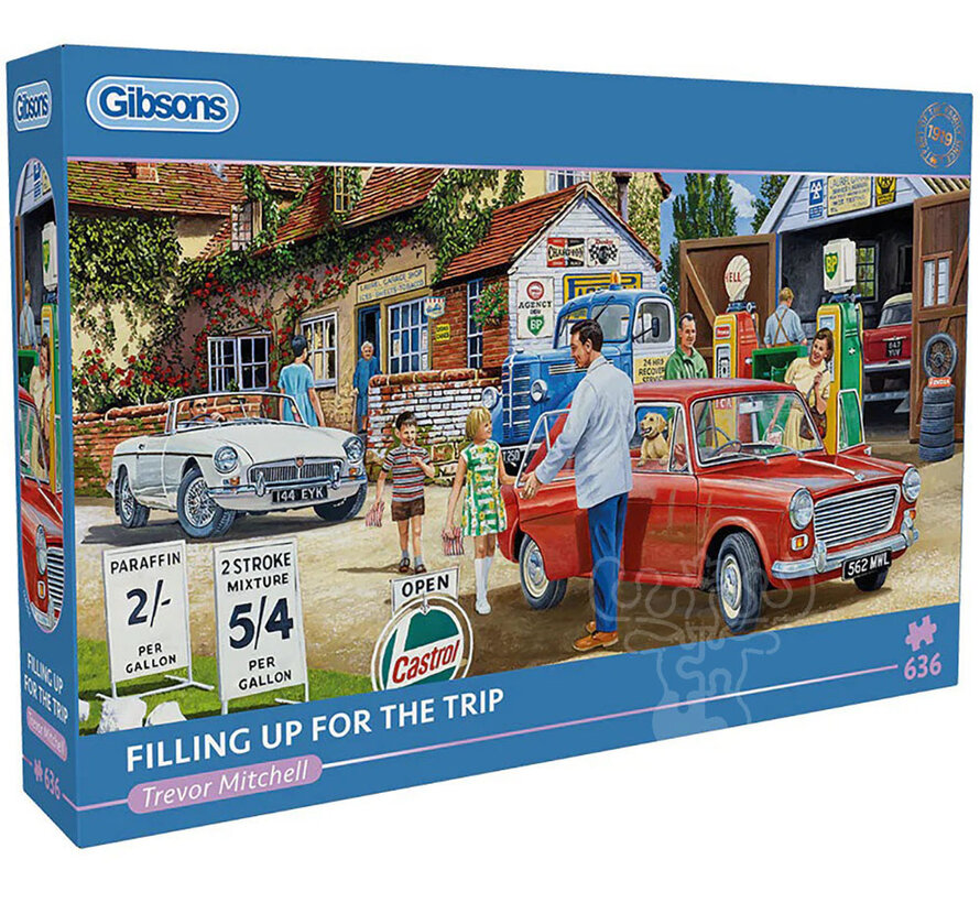 Gibsons Filling Up for the Trip Puzzle 636pcs