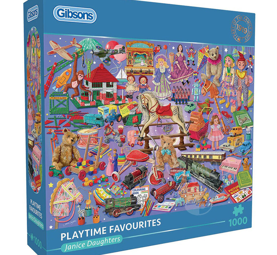 Gibsons Playtime Favourites Puzzle 1000pcs