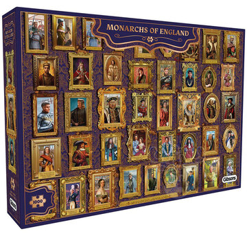 Gibsons Gibsons Monarchs of England Puzzle 1000pcs