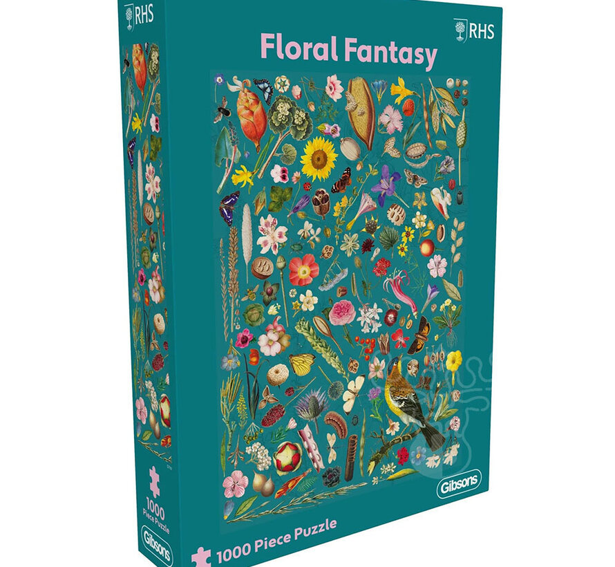 FINAL SALE Gibsons RHS: Floral Fantasy Puzzle 1000pcs