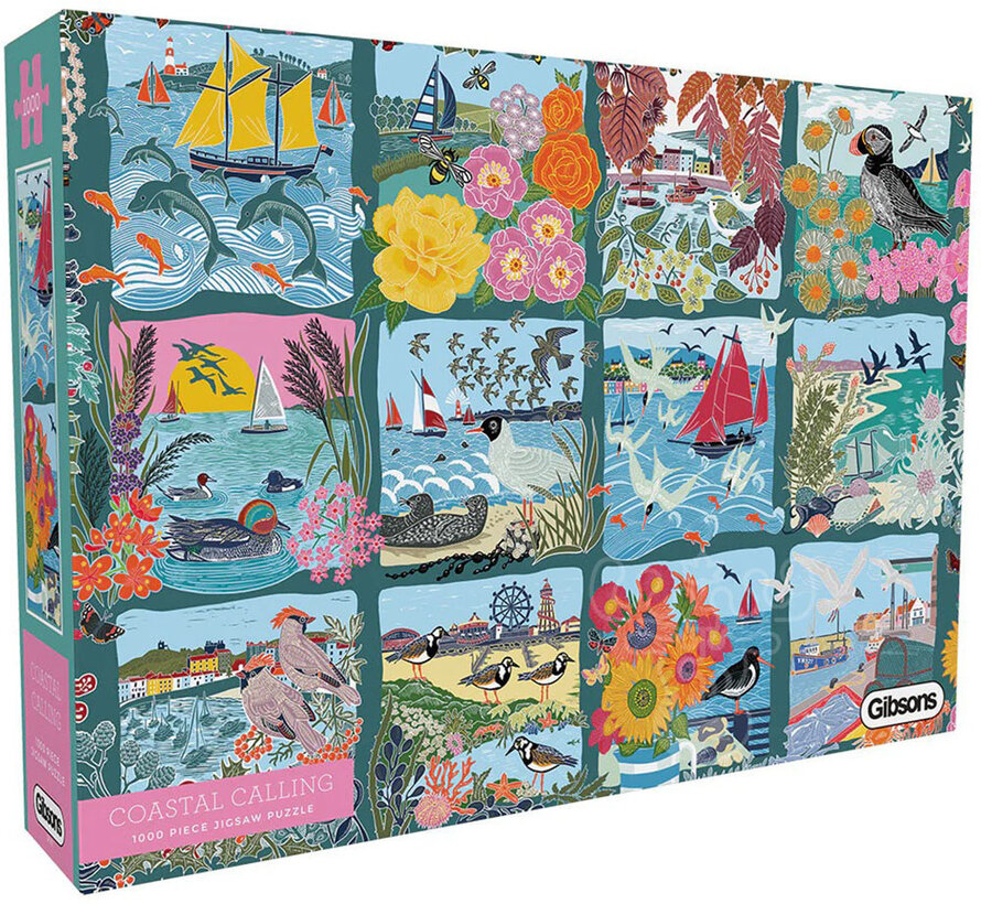 Gibsons Coastal Calling Puzzle 1000pcs