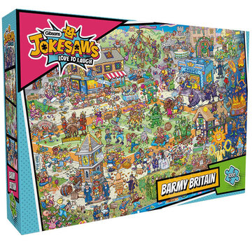 Gibsons Gibsons Jokesaws: Barmy Britain Puzzle 1000pcs