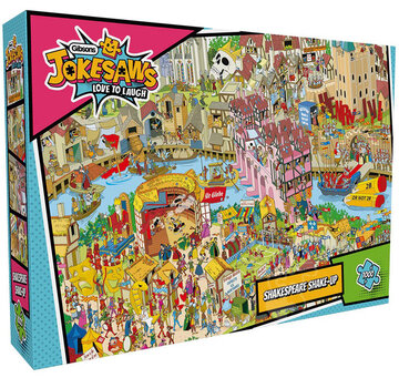 Gibsons Gibsons Jokesaws: Shakespeare Shake-up Puzzle 1000pcs