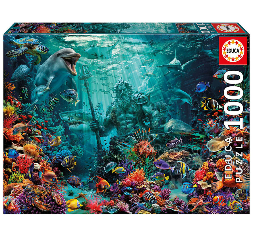 Educa Coral Reef Poseidon Puzzle 1000pcs