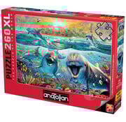 Anatolian Anatolian Laughing Dolphins Puzzle 260pcs