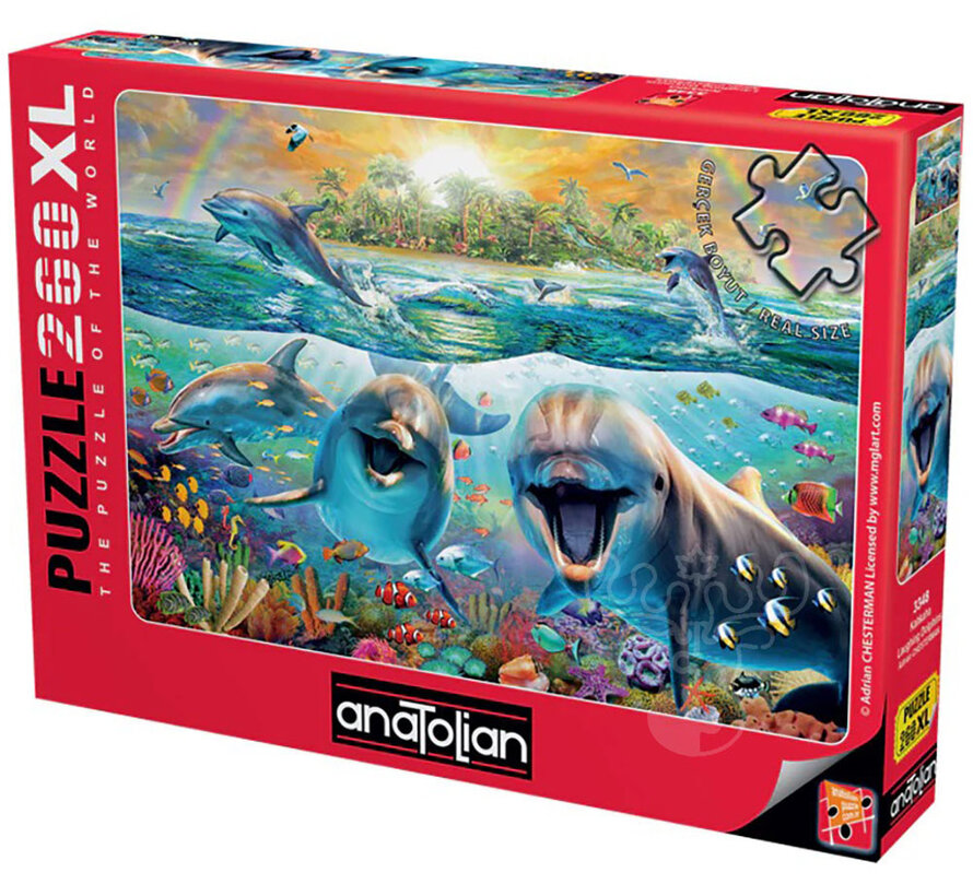 Anatolian Laughing Dolphins Puzzle 260pcs