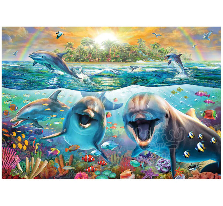 Anatolian Laughing Dolphins Puzzle 260pcs