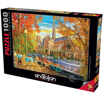 Anatolian Anatolian Notre Dame Autumn Puzzle 1000pcs