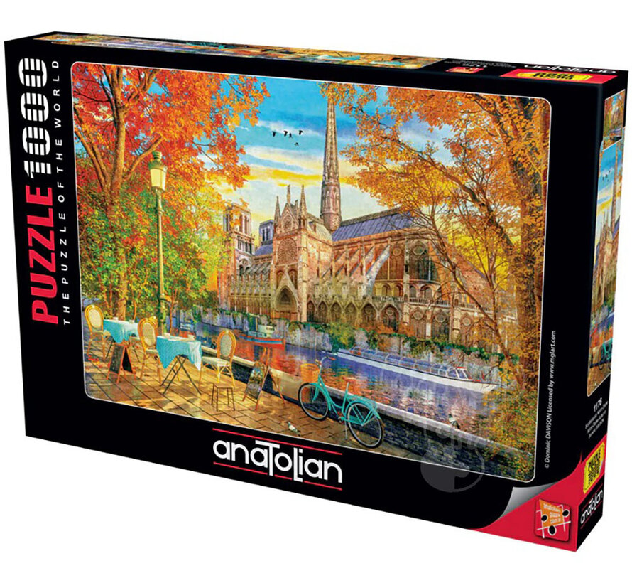 Anatolian Notre Dame Autumn Puzzle 1000pcs