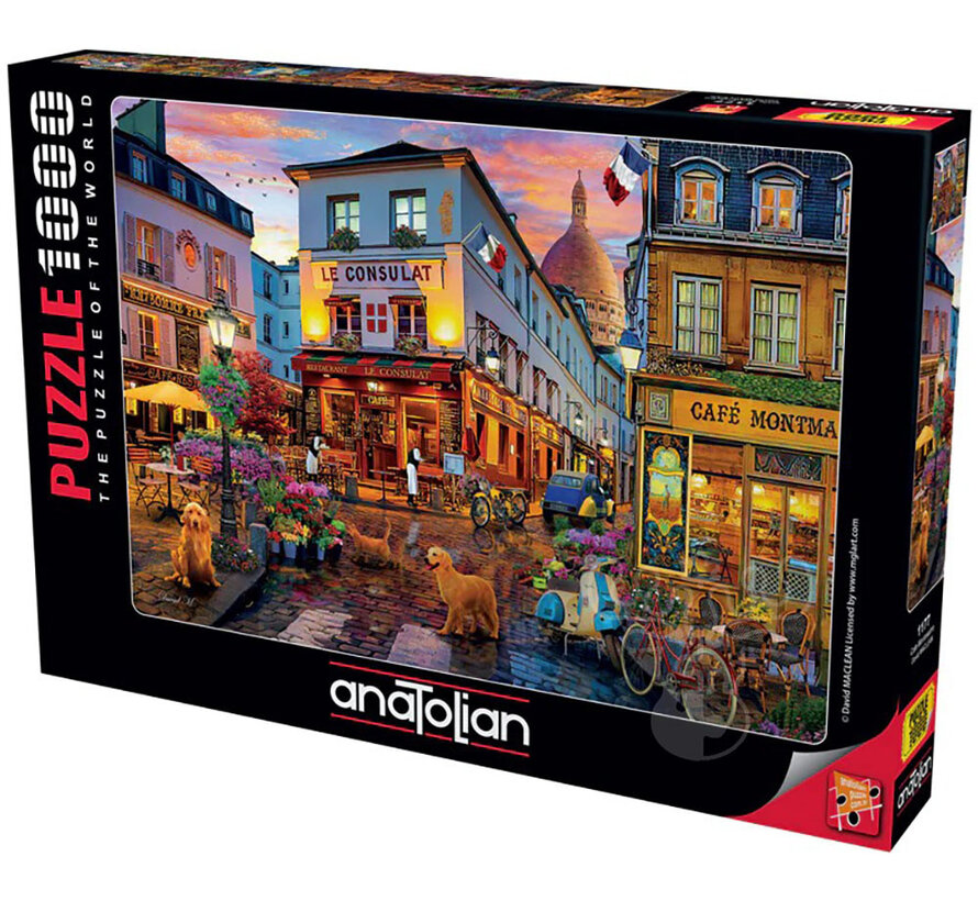 Anatolian Cafe Montmartre Puzzle 1000pcs