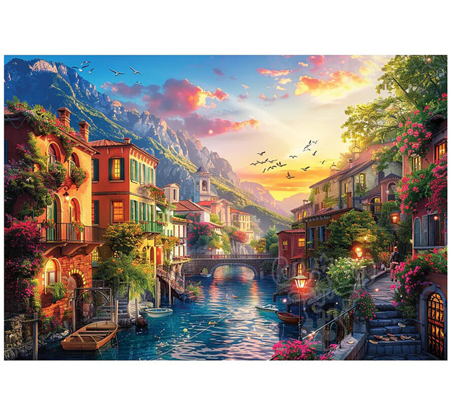 Anatolian Mediterranean Village Puzzle 2000pcs