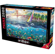 Anatolian Anatolian Frisco Bay Bridge  Puzzle 2000pcs