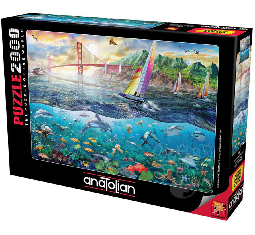Anatolian Frisco Bay Bridge  Puzzle 2000pcs