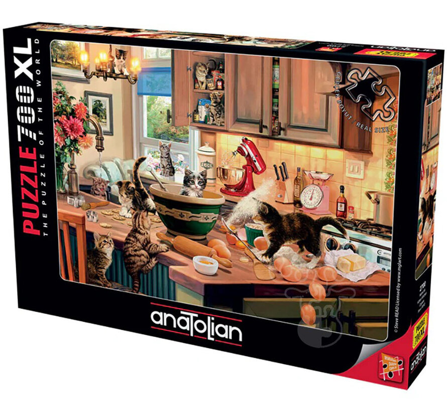 Anatolian Kitten Kitchen Capers Puzzle 700pcs