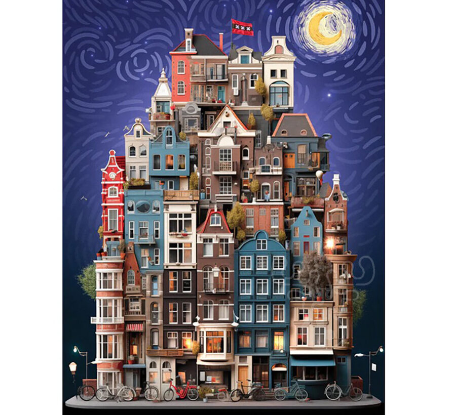 Anatolian Amsterdam Starry Night Puzzle 1000pcs