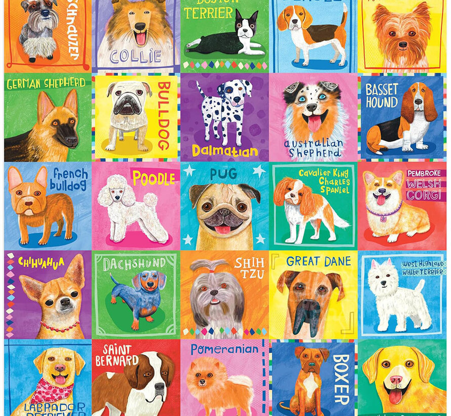 Mudpuppy Pawsome Portraits Puzzle 500pcs