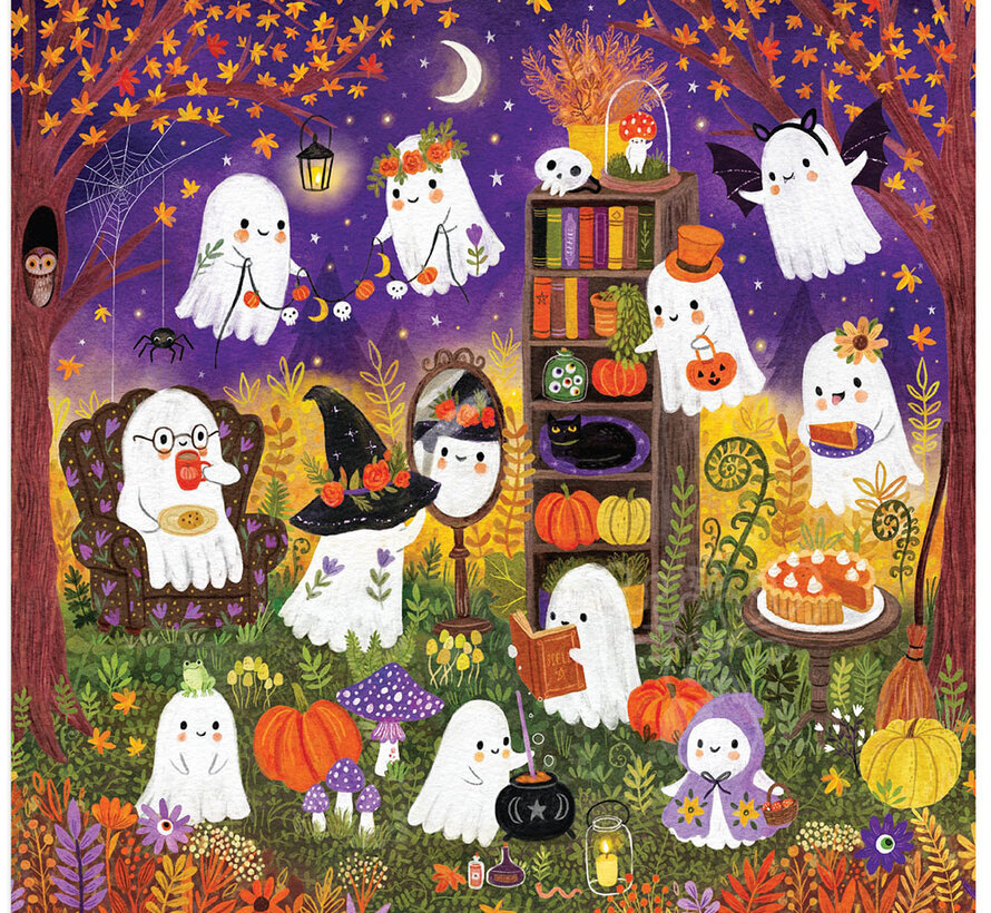 Mudpuppy Ghostly Gathering Puzzle 500pcs
