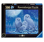 Ravensburger Owls in the Moonlight Glow in the Dark Puzzle 500pcs