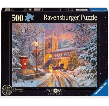 Ravensburger Ravensburger Magical Christmas Glow in the Dark Puzzle 500pcs