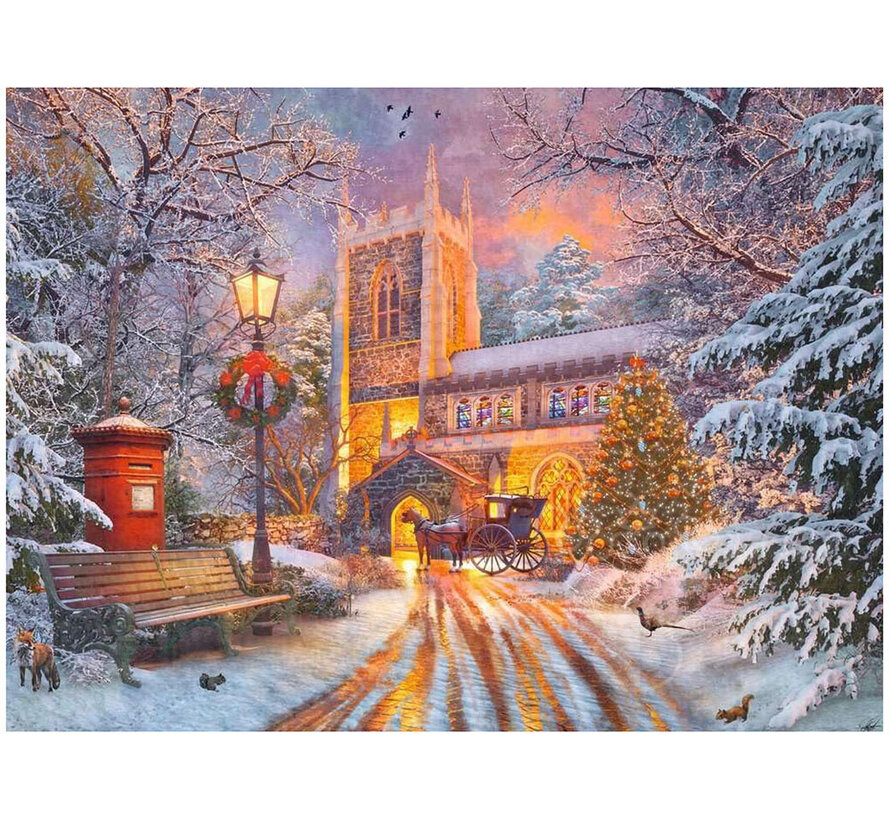 Ravensburger Magical Christmas Glow in the Dark Puzzle 500pcs