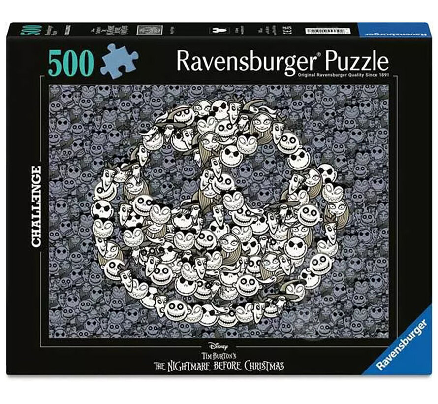 Ravensburger Disney Nightmare Before Christmas: King of Fright Challenge Puzzle 500pcs