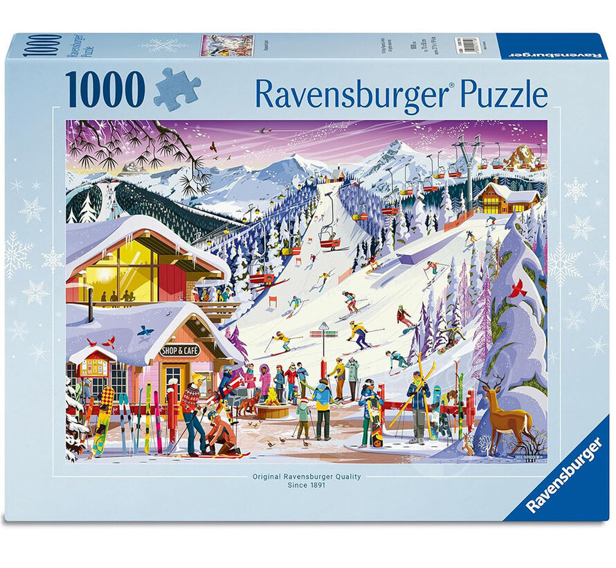 FINAL SALE Ravensburger Slopeside Spirit Puzzle 1000pcs
