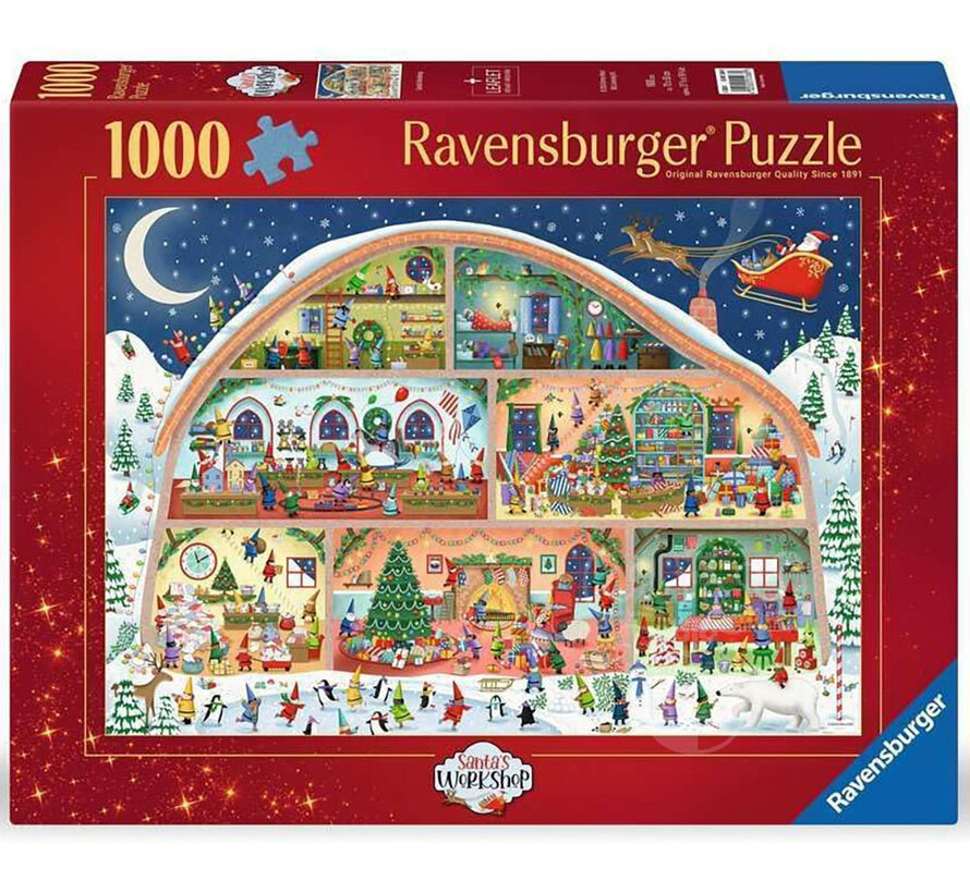 Ravensburger Santa’s Workshop Puzzle 1000pcs