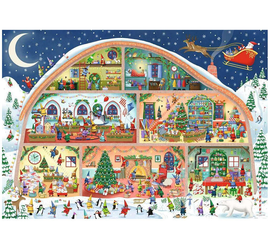 Ravensburger Santa’s Workshop Puzzle 1000pcs